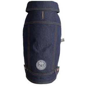GF Pet dog fleece lined jean jacket size 3XL